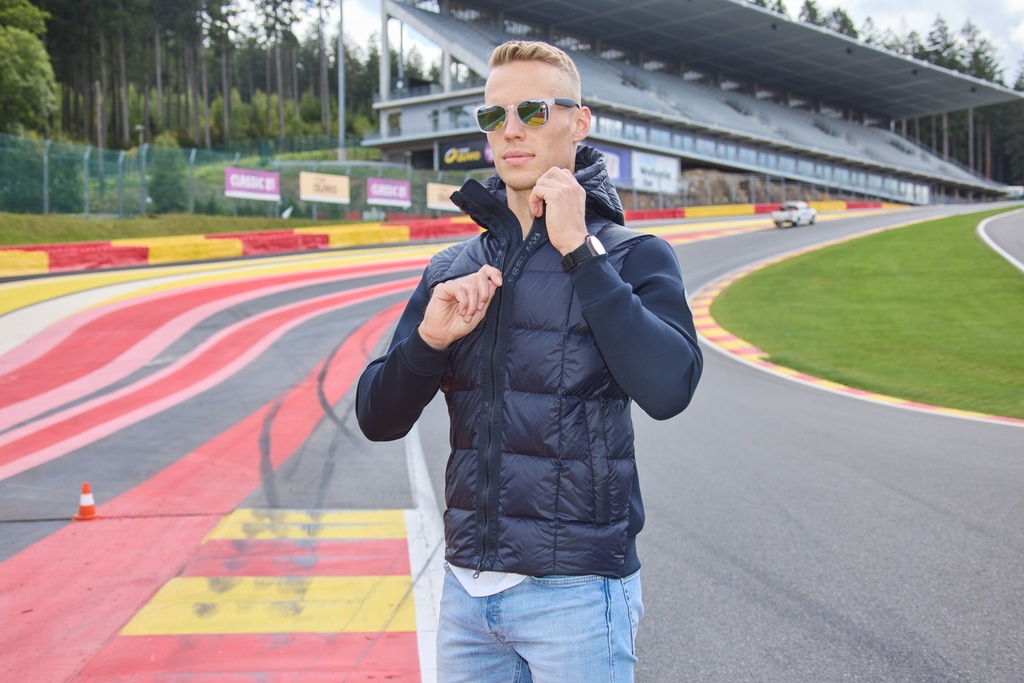 River Woods - Neoprene Jacket - Navy Blue