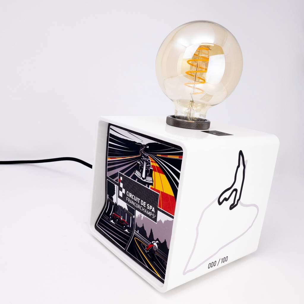 Lampe CUBE Edition 100ans de Spa-Francorchamps