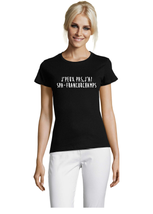 ﻿T-Shirt Femme - "J'peux pas"﻿