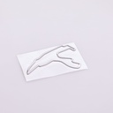 ​Stickers Tracé Relief (Gris)