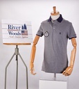 River Woods - Men's Grey Polo (S)