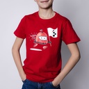 ﻿​T-Shirt Enfants - Raidy﻿ (Rouge, 4 ans)