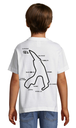 Children's T-Shirt - Circuit (White, 4 years)