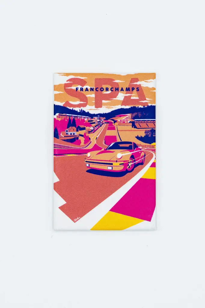 Track - Magnet Eau Rouge - Rosa