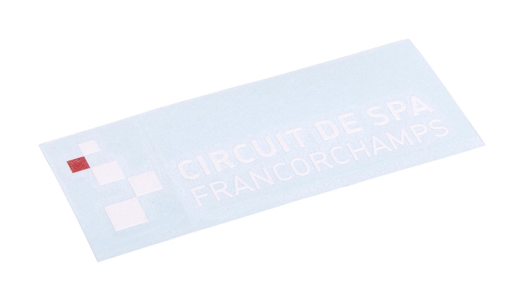 Basic - Stickers Strecke auf Spa-Francorchamps