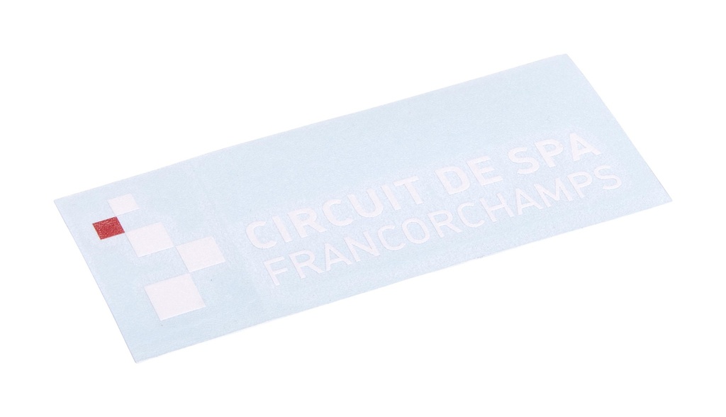 Stickers - Strecke auf Spa-Francorchamps