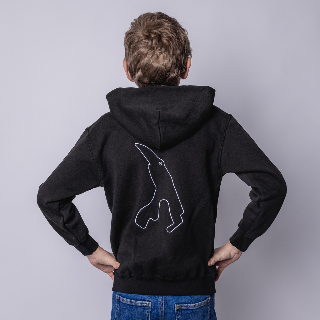 Schwarzes Hoodie - Kinder