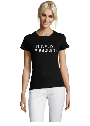 T-Shirt Femme - "J'peux pas" 