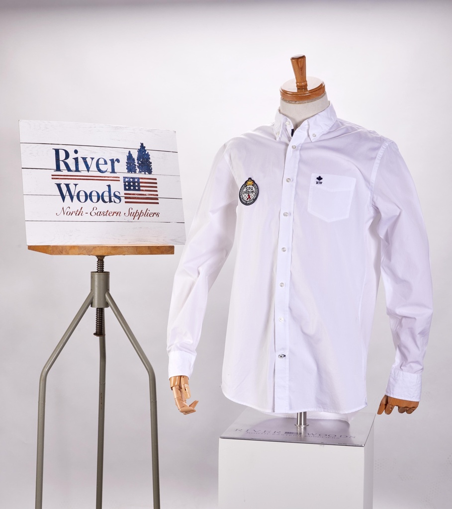 River Woods - Men's White Shirt